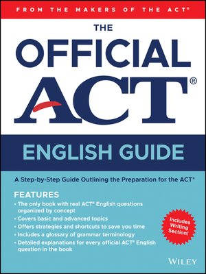 cover image of The Official ACT English Guide